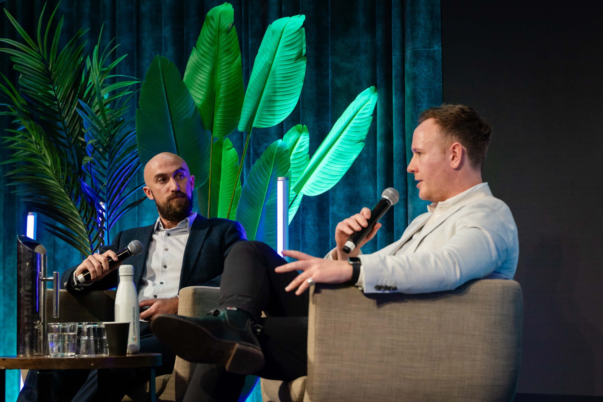 B2B eCommerce World speakers on stage during a panel discussion